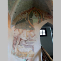 Fresco ( 1370 ) mit Darstellung der Aufnahme Mariens in den Himmel. Photo by Wolfgang Sauber, Wikipedia.jpg